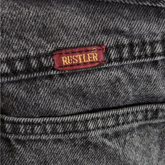 Vintage Rustler Cut Off Denim Jean Shorts Size Size Medium - Picture 3 of 4